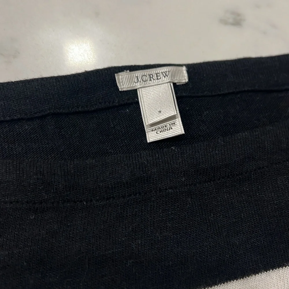 J. Crew Linen Rugby Sweater